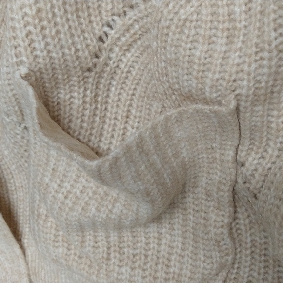 NEW! Democracy Sweater Cozy Knit Cardigan, Oat - Picture 10 of 16